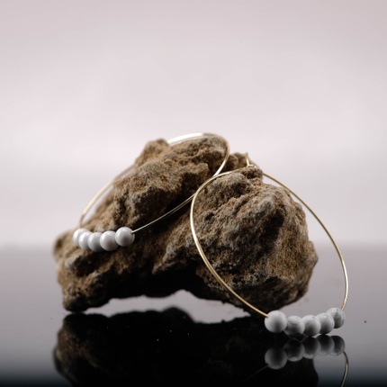 Thin Hoop Earrings-second-view